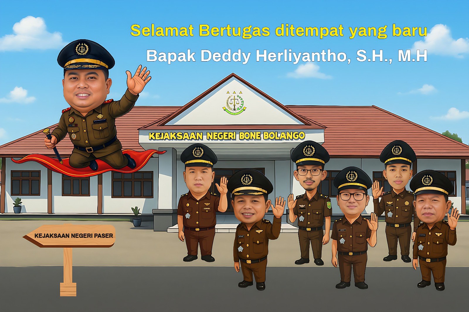 Karikatur Grup — Kantor — portofolio Vydi Studio