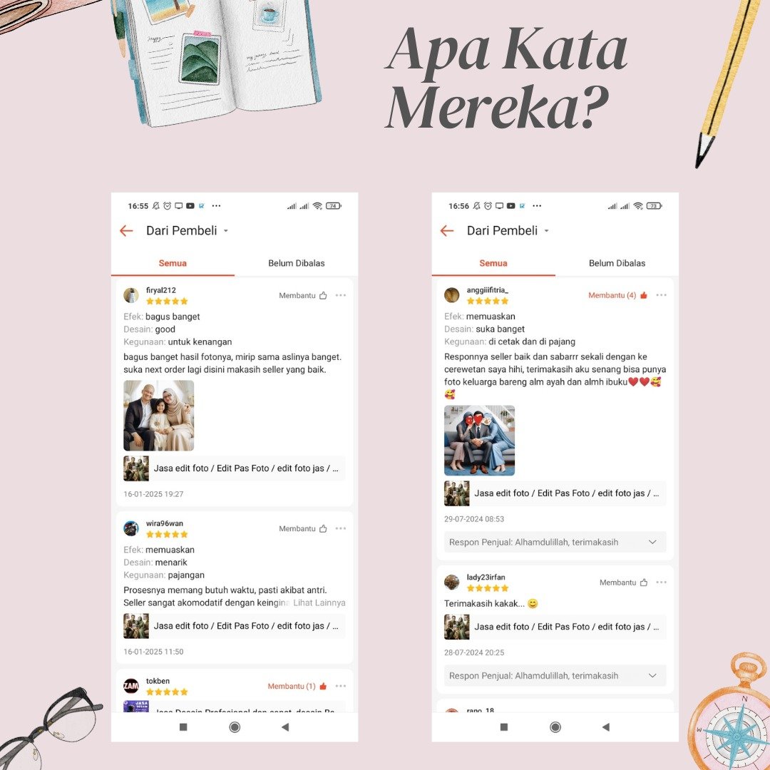 Ulasan Shopee — Kolase ulasan 2