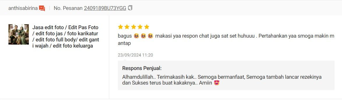 Ulasan Shopee — Ulasan Shopee #4